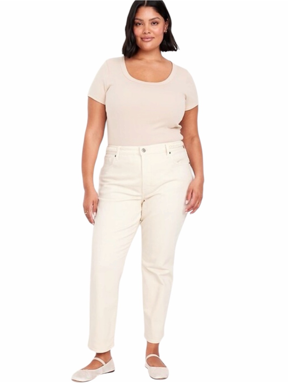NWT Old Navy High-Rise OG Straight Braided Waist Ankle Jeans Size 14